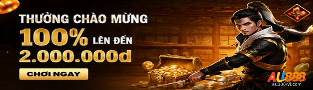 Banner AU888 giới thiệu không gian giải trí trực tuyến đa dạng